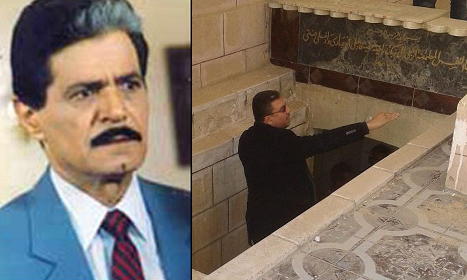 جولة داخل مقبرة مثل مقبرة الراحل الكبير " صلاح قابيل " صاحب أشهر اشاعه فى التاريخ