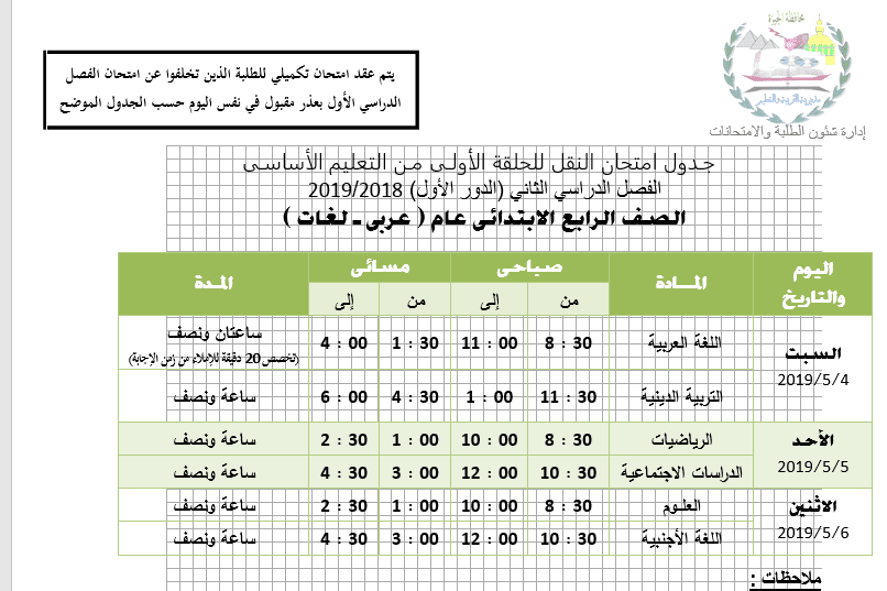 جداول