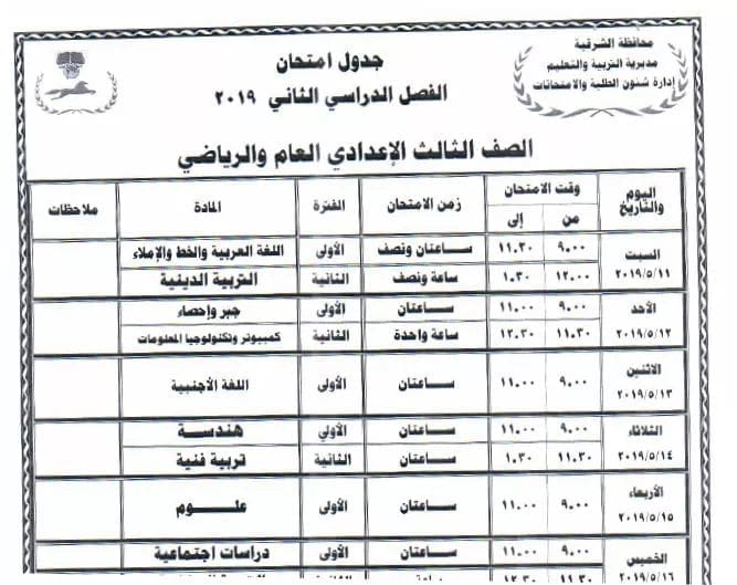 الامتحانات