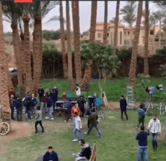 صورة من الفيديو المنسوب للفنانة هالة صدقي