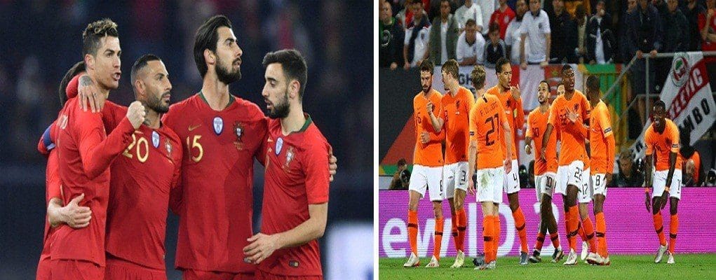 مباراة البرتغال ضد هولندا
