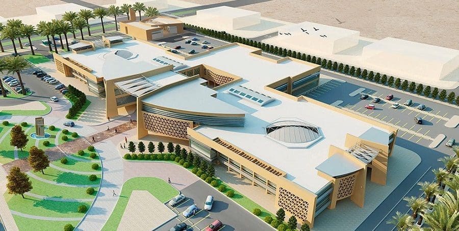 مبني الجامعة العربية المفتوحة بالسعودية
