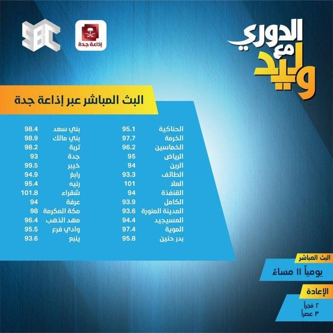 تردد sbc
