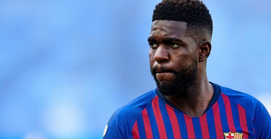 إصابة صامويل أومتيتي لاعب برشلونة