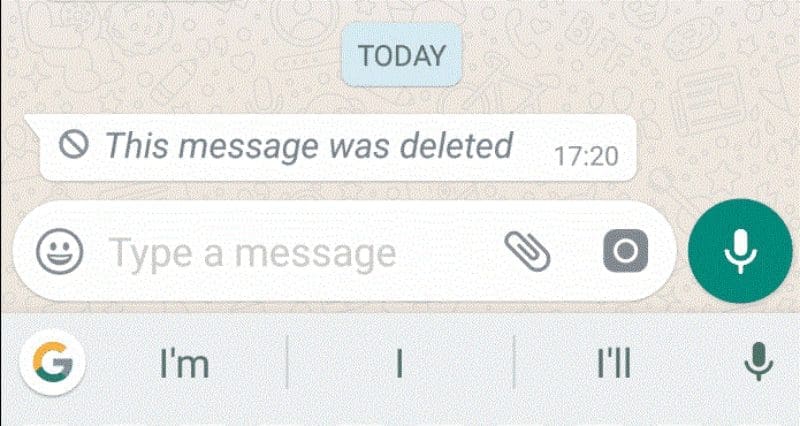 طريقة قراءة الرسائل المحذوفة في واتساب