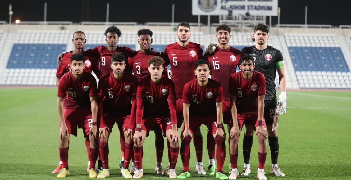 مباراة قطر وإيران الأولمبي