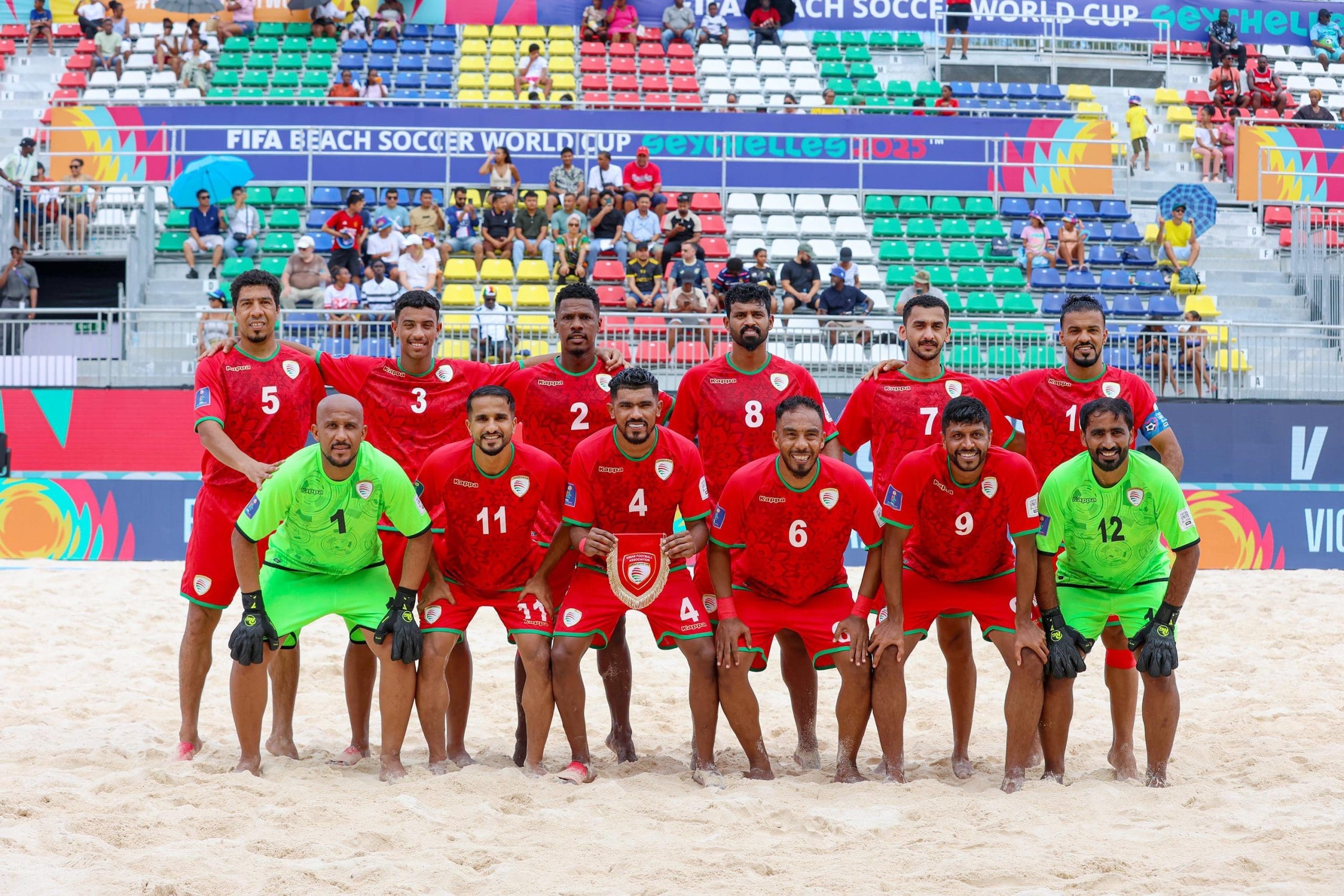 ترتيب مجموعة عمان للكرة الشاطئية في كأس العالم