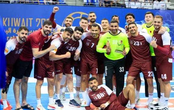 موعد مباراة نهائي كأس العرب لكرة اليد 2025 بين قطر والبحرين